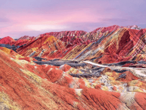 china rainbow mountains